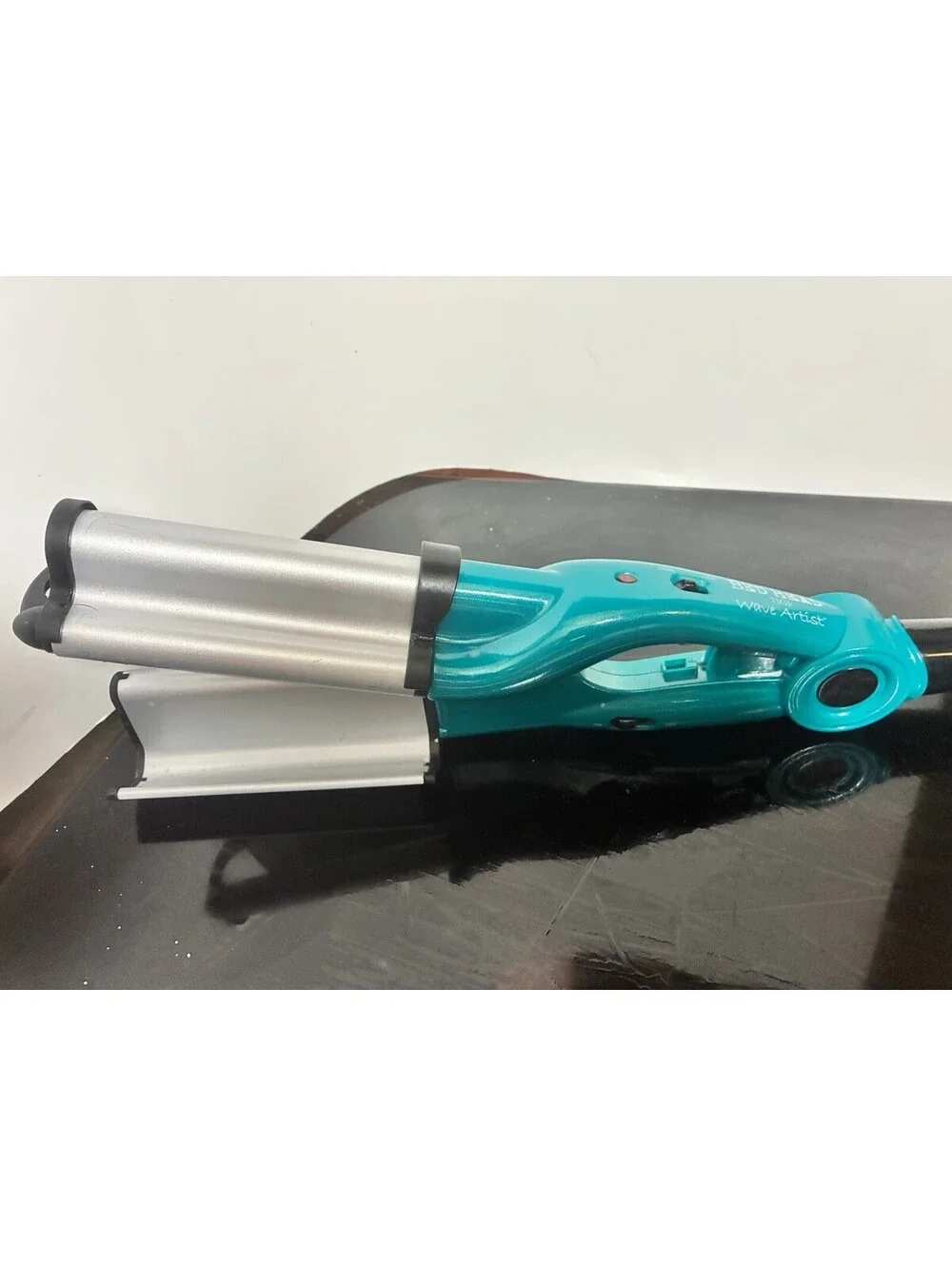 Bed Head TIGI Wave Artist Tested 3 Waving Iron Beach Hair Crimper Teal Ceramic
